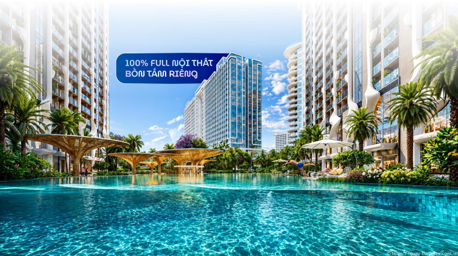 Hồ bơi Quậy Complex tiện ích nghỉ dưỡng