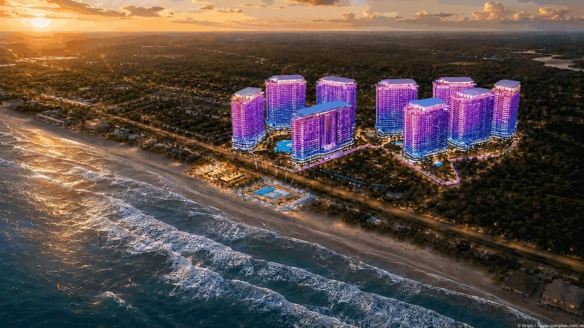Quậy Complex khu phức hợp giải trí ven biển gồm 9 block do Phát Đạt làm chủ đầu tư